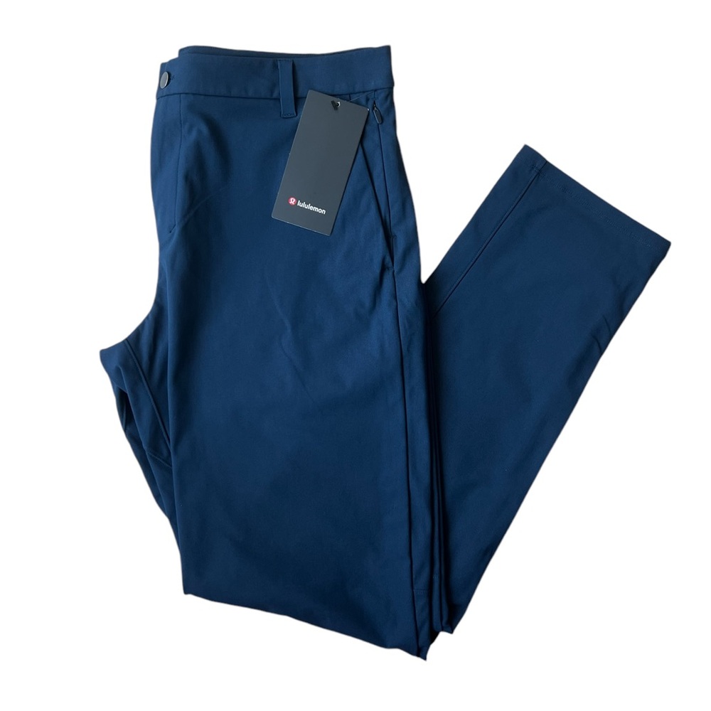 Lululemon Commission Pant Classic 32”L Naby Blue Men’s 35”x34” NWT